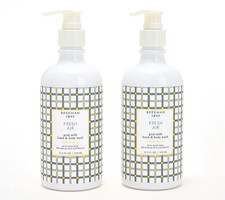 Beekman 1802 12.5oz Goat Milk Hand  Body Wash Duo-Fresh Air A686618 NEW