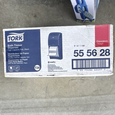 Tork 55 56 28 High-Capacity Bath Tissue Dispenser Black Elevation Design Model