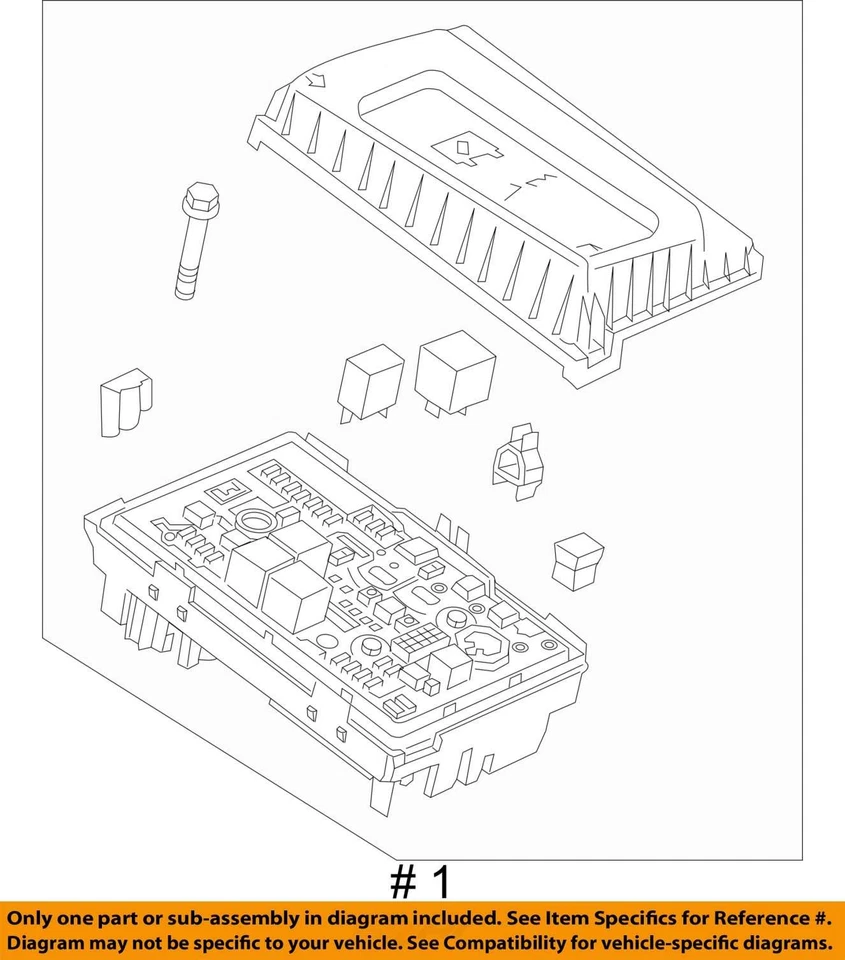 Chevrolet Volt 2012-2012 caja de fusibles caja de fusibles módulo de relé 22785253 ES6QS Foto 4 de 4