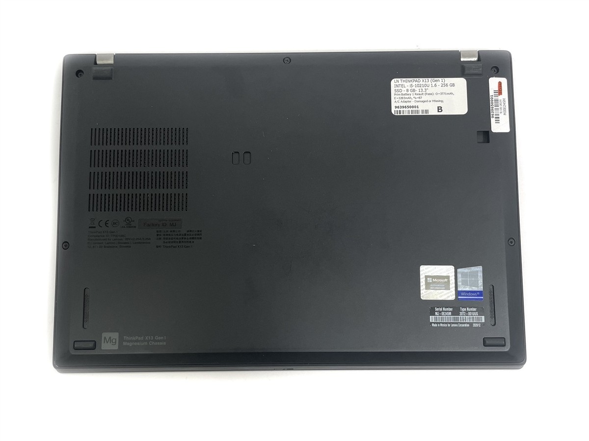 #220 レノボ ThinkPad X13 Gen 1 i5-10210U 8G Amazon.com: Lenovo ThinkPad X13 Gen 1 Laptop, Intel Core i5