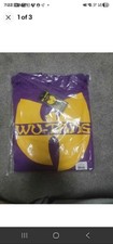 Wu-Tang Clan RARE Purple and Yellow Hoodie Size Large NEW IN PACKAGING