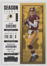 2017 Panini Contenders Season Ticket Kirk Cousins #86 2v5