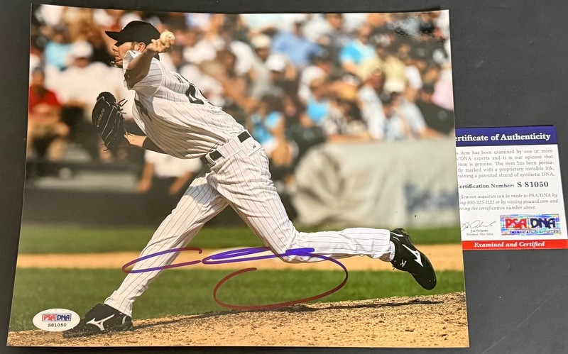 Chris Sale White Sox Autographed Signed 8x10 Photo PSA COA