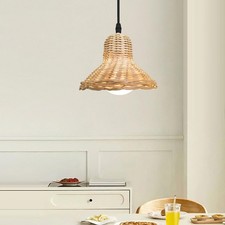 Rattan Pendant Light Shade Only Country Replacement Light