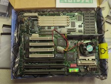 Scheda madre vintage 586 PCI54IT-1 con memoria e CPU