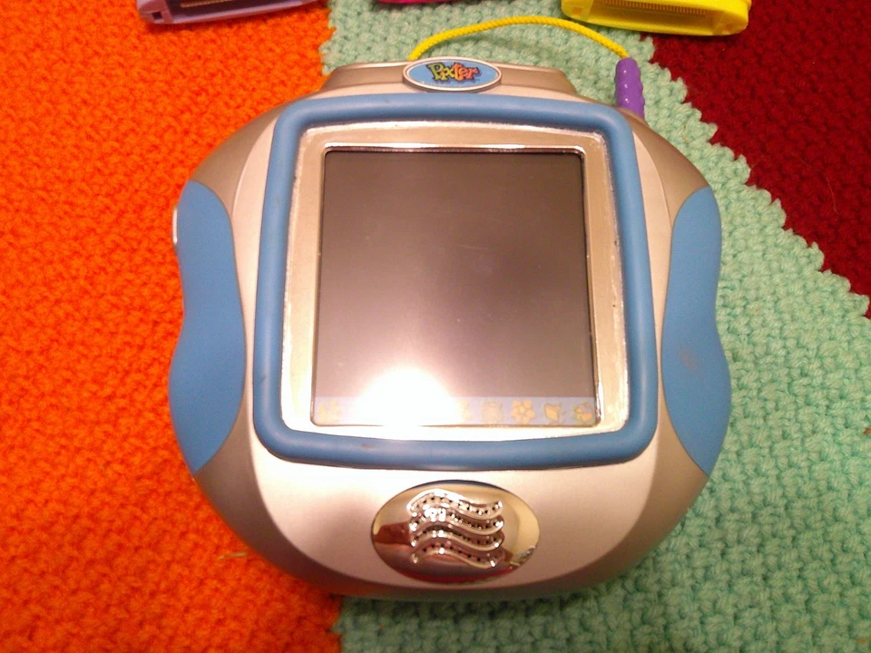 Vintage Mattel 2003 Pixter Color Handheld Learning System Tested Listen To Video - Image 3 of 4