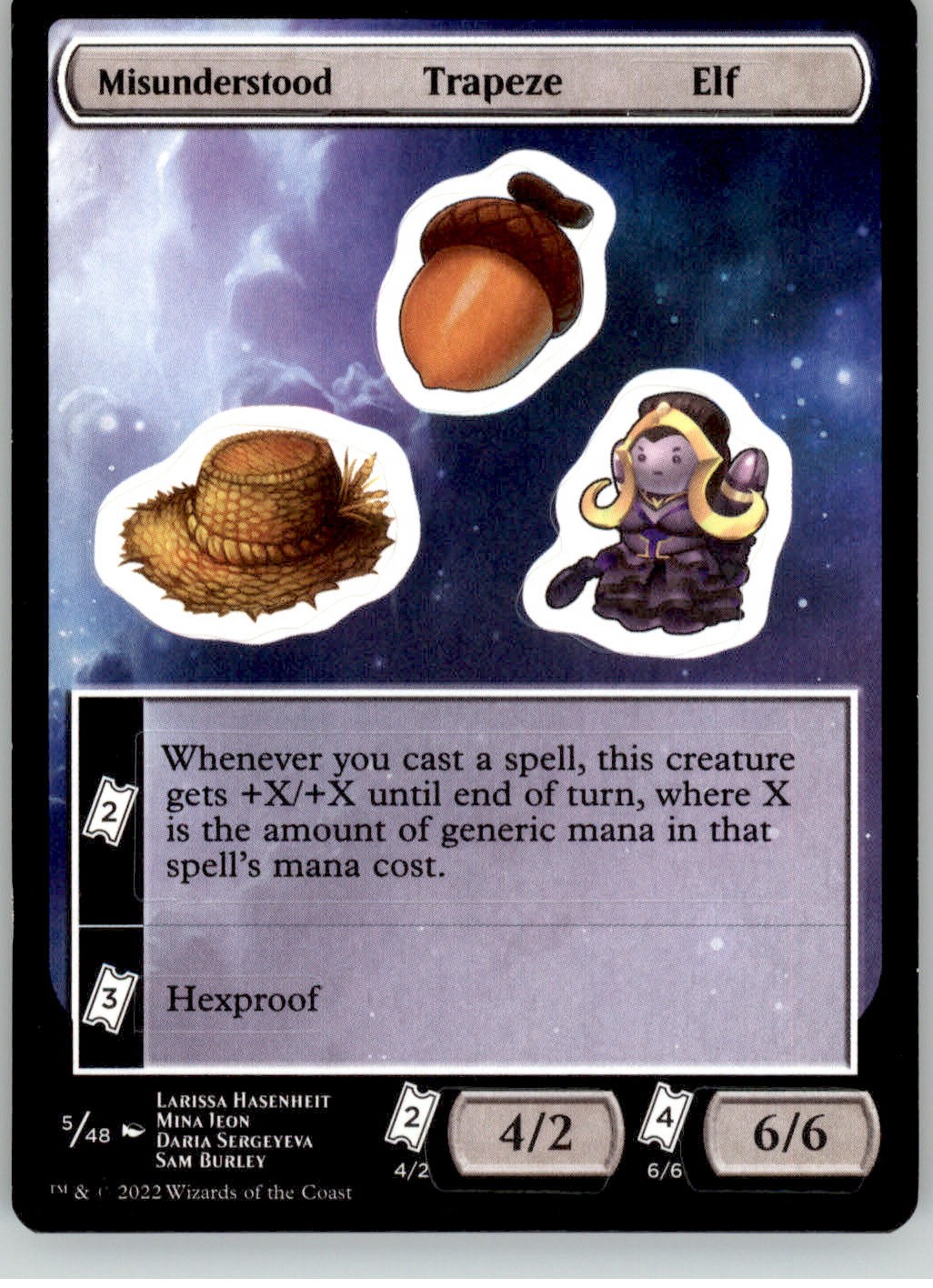 Misunderstood Trapeze Elf - Unfinity - 5 - NM Magic: The Gathering