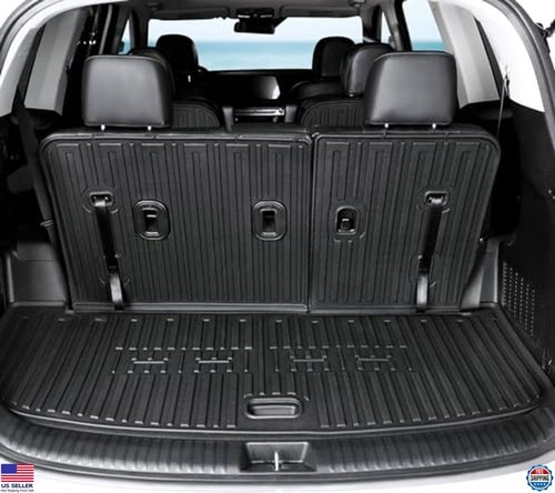 All Weather Floor Mats for 2020-2025 Kia Telluride 7/8 Seat Cargo Liner - Picture 5 of 6