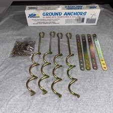 XDP Recreation Metal Ground Anchor Kit Hardware swing sets, trampoline and more