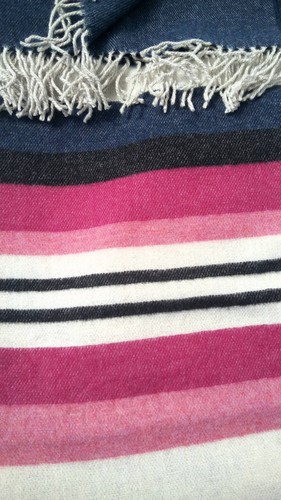 MISSONI HOME THROW runner 90% WOOL FRINGES 51"x 74.5" 130x190cm HARPO NEW 150 - Picture 3 of 4