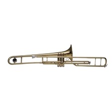 Stagg Bb Valve Trombone, 3 Pistons, Clear Lacquer with ABS Case
