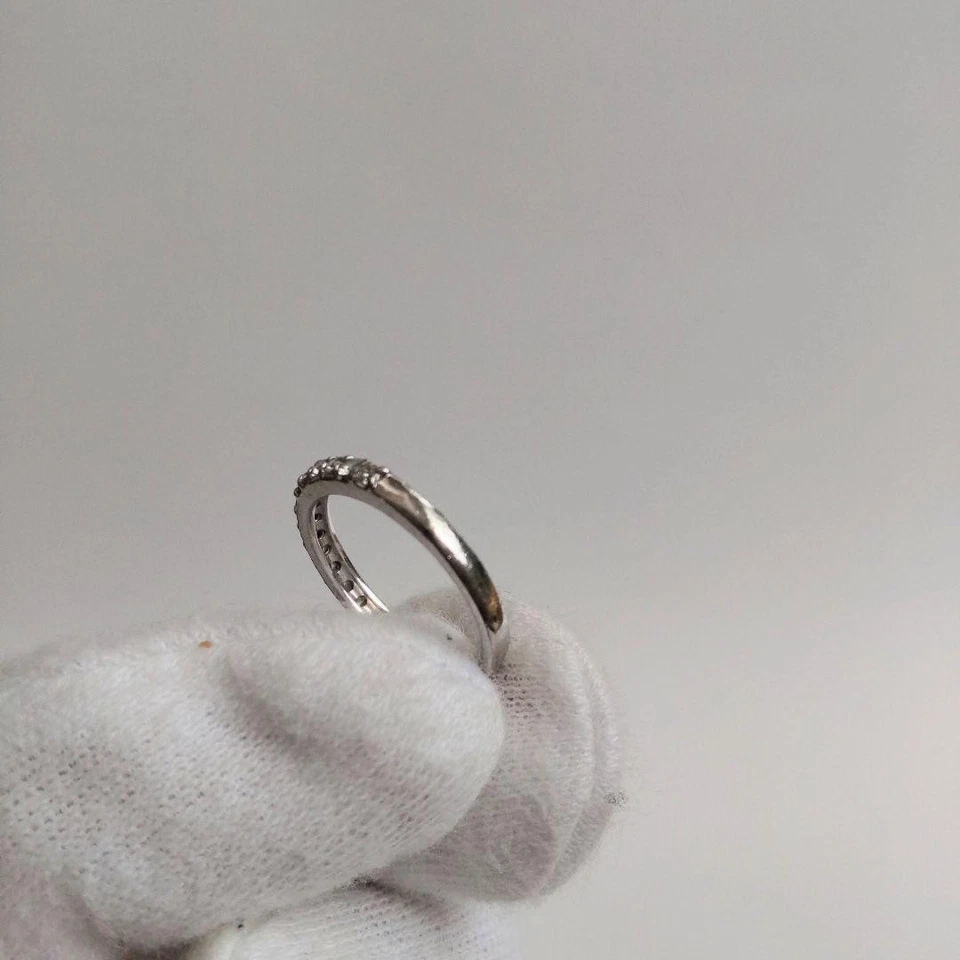 Ponte Vecchio K18WG Diamond Half Eternity Ring 0.35ct white gold size8 - Image 4 of 4