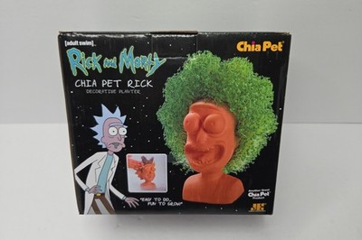 Rick and Morty Chia Pet Rick Decorative Planter Joseph Enterprises Adult Swim