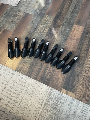 5 Paar Nike Jordan Schwarz Adj. Kunststoff Feder Schuhspanner Dehner Herren Damen - Bild 1 von 4