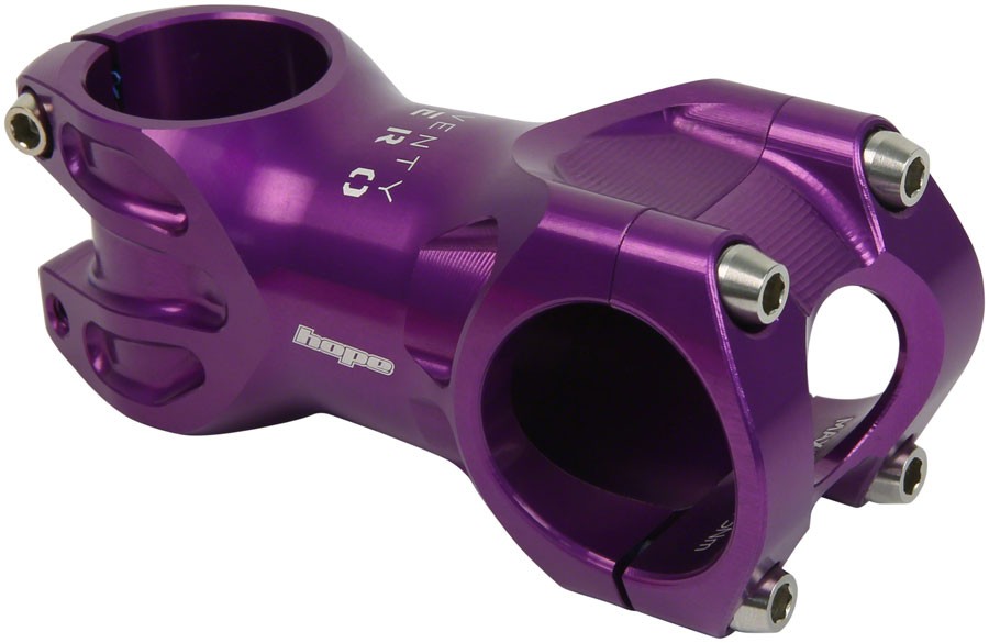 Hope XC Stem 70mm Stem Length 318mm Bar Clamp 286mm Clamp Dia Purple 27190₽