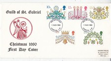 GB 1980 Christmas Guild of St Gabriel FDC London SW cancel unaddressed VGC