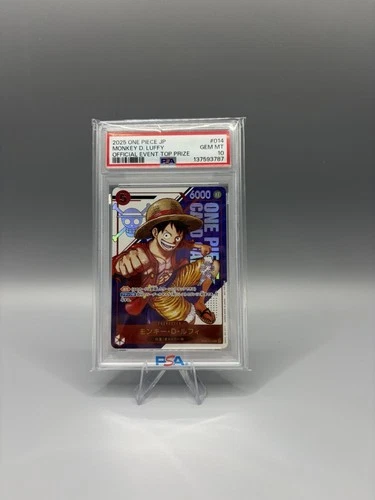 PSA 10 Luffy ST21-014 SR Flagship Battle Promo 2025 One Piece Card Japanese