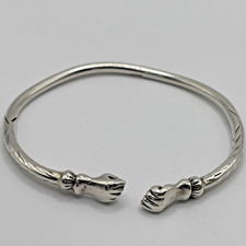 925 Sterling Silver Bangle Bracelet, 32.5grms, 4.00mm