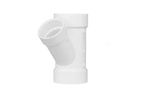 Charlotte Pipe 4 in. x 4 in. x 2 in. DWV PVC Wye Reducing Fitting Pack of 4