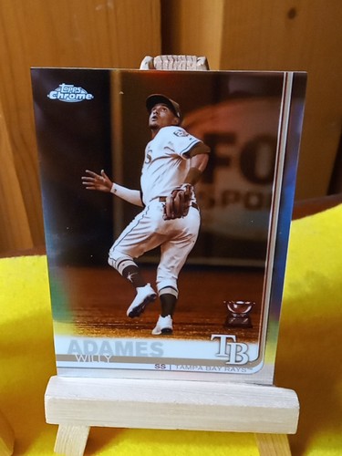 Willie Adames 2019 Topps Heritage Chrome Gold Rookie Cup SP/999 & Chrome Sepia - Picture 4 of 8