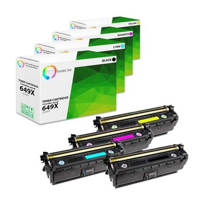 TCT 4PK 649X 648A Toner Set CE260X CE261A CE262A CE263A For HP LJ CP4525