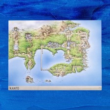 8x10 Pok&eacute;mon Center Region Collectible Poster Art Maps Hoenn Kanto Sinnoh & More