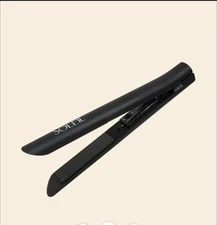Soleil Professional Solid Ceramic Black Flat Iron Magnetized Plates- Brand New