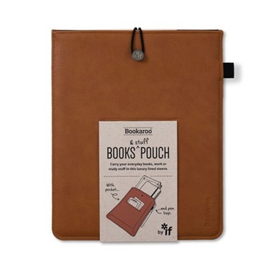 Bookaroo Books & Stuff Pouch Brown