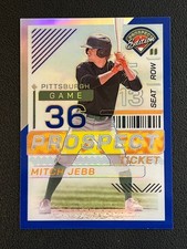 Mitch Jebb 2024 Panini Prospect Edition Ticket Blue Prizm /149 Pirates