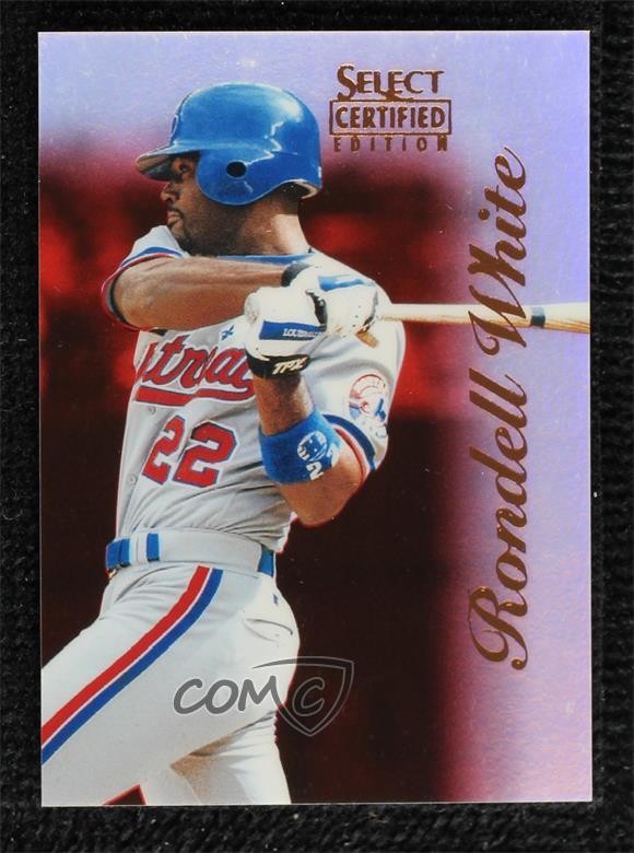 1996 Select Certified Edition Mirror Red /90 Rondell White #29 03lu