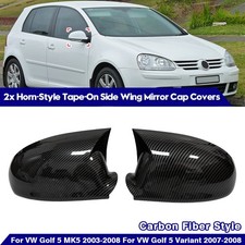 2X Carbon Look Spiegelkappen Außenspiegel Gehäuse Für VW Golf MK5 5 6 Variant