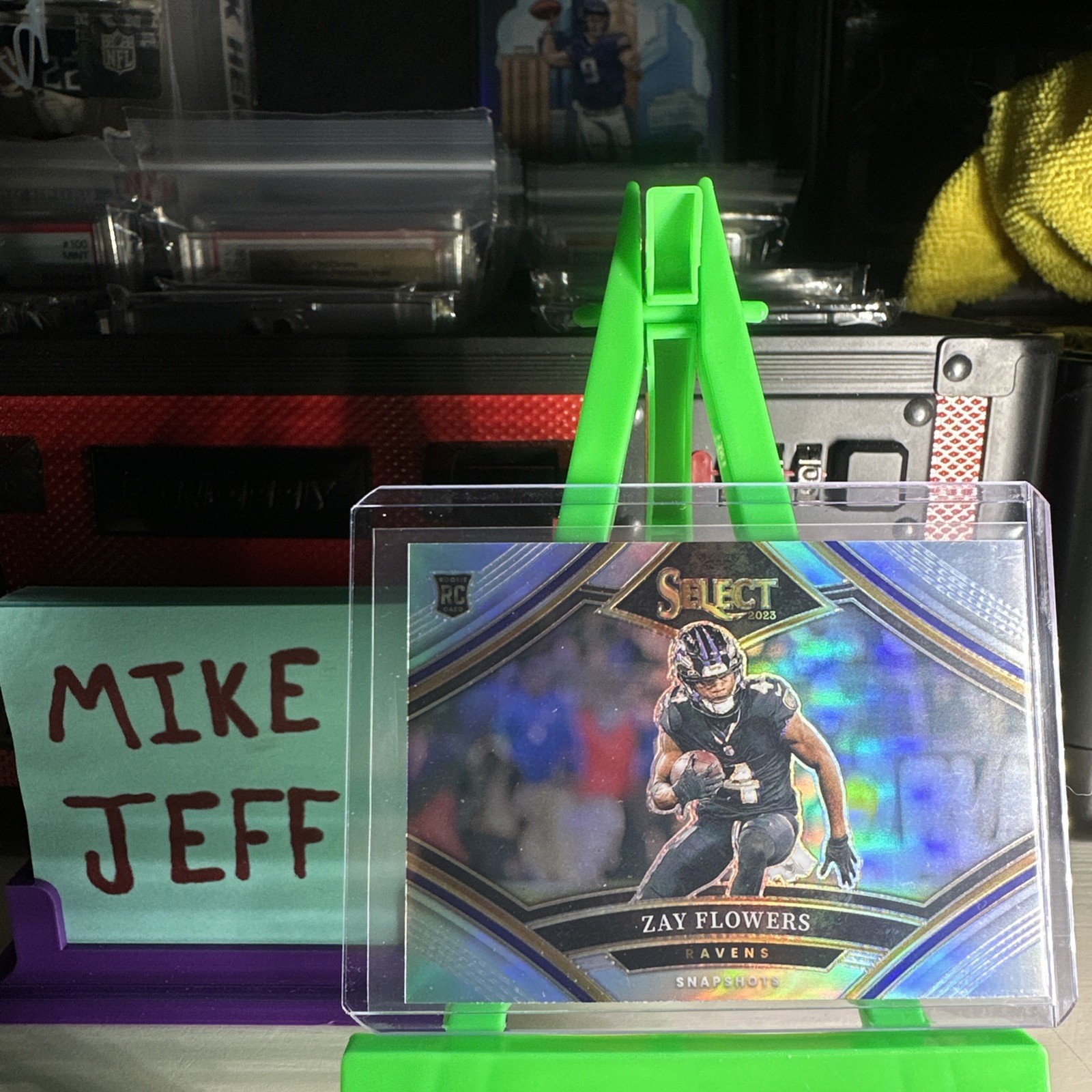 Zay Flowers 2023 Select Snapshots Silver Rookie