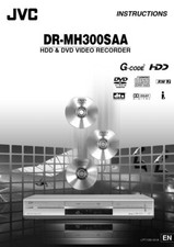 JVC DR-MH300SAA DVD Recorder Owners Instruction Manual Reprint