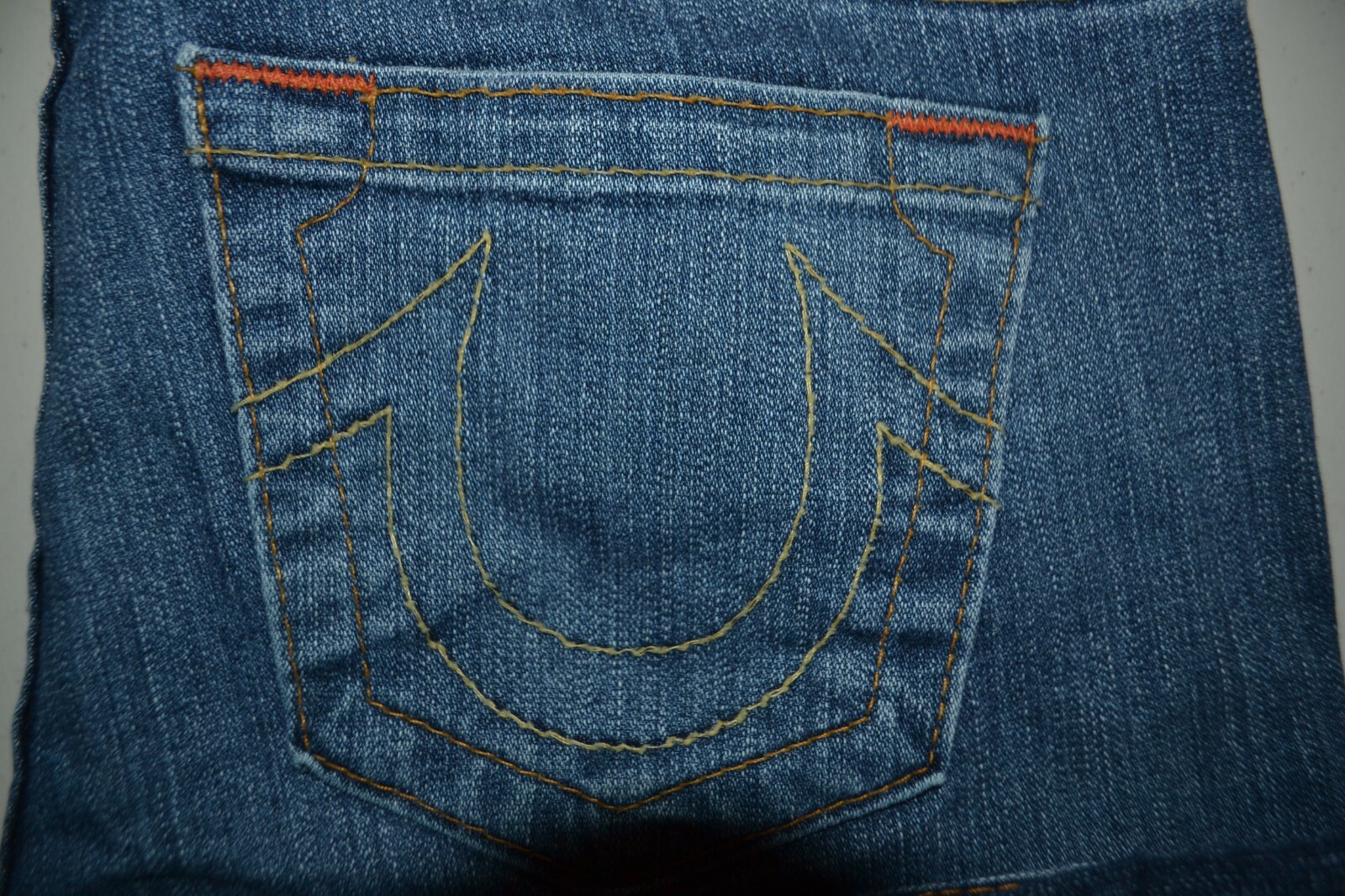 True Religion Women's Stella Skinny No Pocket Flaps Blue Denim Jeans Sz 29x33 thumbnail 2