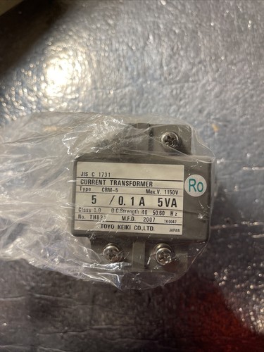 TOYO KEIKI CRM-5-5 / 0.1A TRANSFORMER - Picture 2 of 5