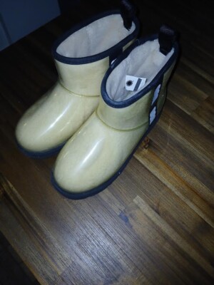 Ugg  Classic Clear Mini Ankle Natural Winter Boots Shoes Size 6