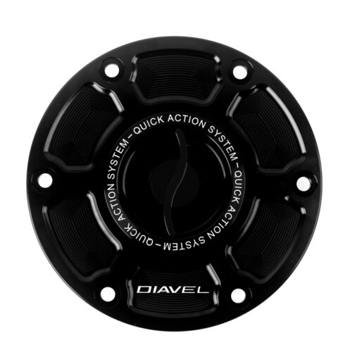 Motorcycle CNC Fuel Keyless Fuel tank Gas Cap Cover for DUCATI DIAVEL 1260 19-20 - Picture 2 of 9