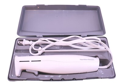 HAMILTON BEACH 74250R Electric Knife Stainless Steel Blade With Case EUC