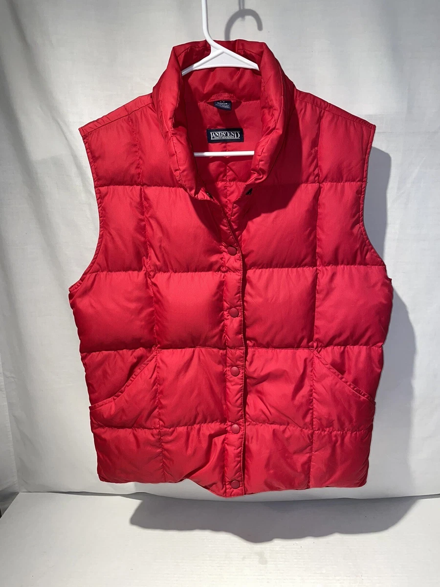 Lands end goose store down vest