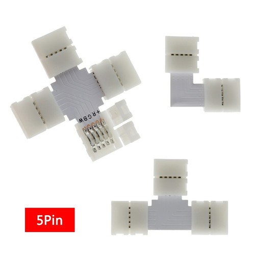 LED Strip Connector 2pin 4pin 5pin 10mm L Shape / T Shape / X Shape Free Welding - Picture 5 of 5