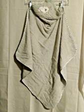 Preowned Chick Pea Hooded Baby Towel Lamb Grey 30"x30"