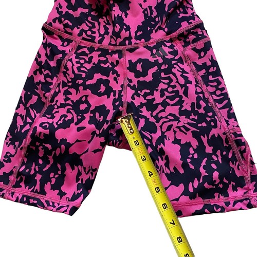 NWT adidas Optime Stash Pocket Pink/Black Floral Training Bike Shorts Sz XS - Picture 16 of 16