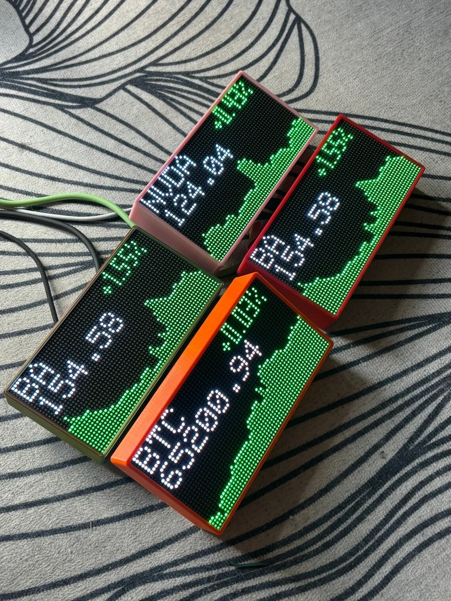 PixoTicker Live Stock Ticker Symbol Display Crypto Forex Indices Bitcoin  Price D | eBay