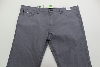Slim Fit NWT Men/'s Hugo Boss Delaware 3 Stretch Blue Cotton Blend Pants