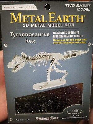 Fascinations Metal Earth Tyrannosaurus Rex 3D Miniature Dinosaur Model