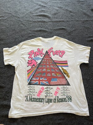 VTG 1988 Pink Floyd Momentary Lapse of Reason Tour Single Stitch T 