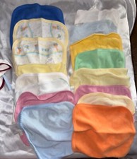 Lot of 18 Baby Wash Cloths New Unfolded