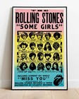 The Rolling Stones 1978 Some Girls Concert Tour Photo / Poster Up To 36"