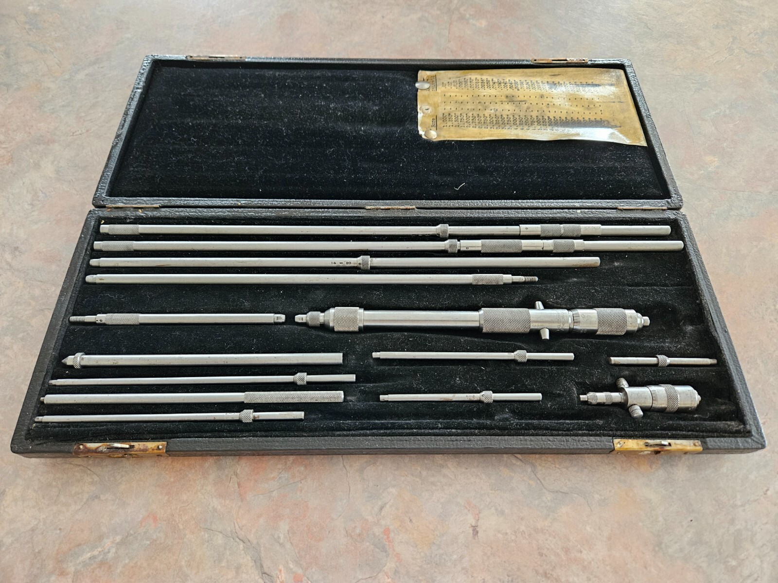 L.S.Starrett Vintage Micrometer Set in Solid Steel eBay