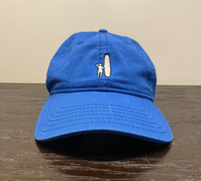 Johnnie O Hat Mens One Size Blue West Coast Prep Twill Strapback Golf Florida